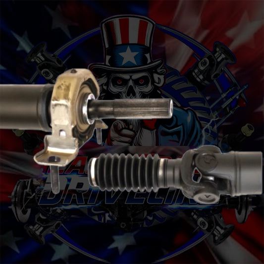 2011-2018 Chevy Silverado 3500/ GMC Sierra 3500 AWD/4WD Rear Upgraded 2 Piece Driveshaft. Crew Cab, 8’ Bed, 168”WB