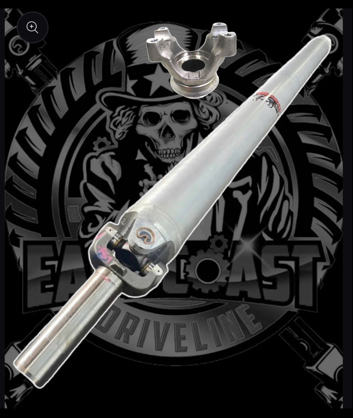 1996-2002 Dodge Ram 2500/3500 5.9L Diesel AWD/4WD Manual 1 Piece 5” Aluminum Driveshaft for Regular Cab 8’ Bed with 241HD T-Case and Dana 80 Differential