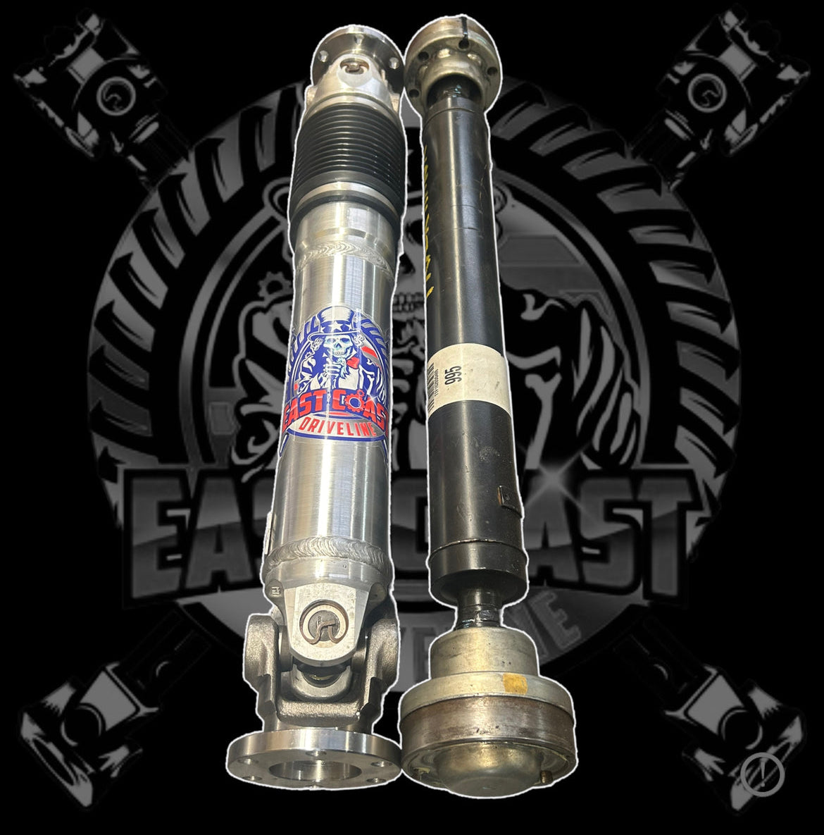 2021-2024 Dodge Durango 6.2L  SRT Hellcat, SRT Hellcat Plus, SRT Hellcat Premium HD Aluminum or Carbon Fiber Front Driveshaft. Mopar OEM 53011151ab, 53011151aa