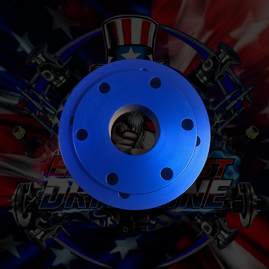 Ford F150 Front Differential CVJ Adapter Plate (2009-2025) to make 6 Bolt CVJ into Single U-Joint Flange Style- SKU: ECD-DF150