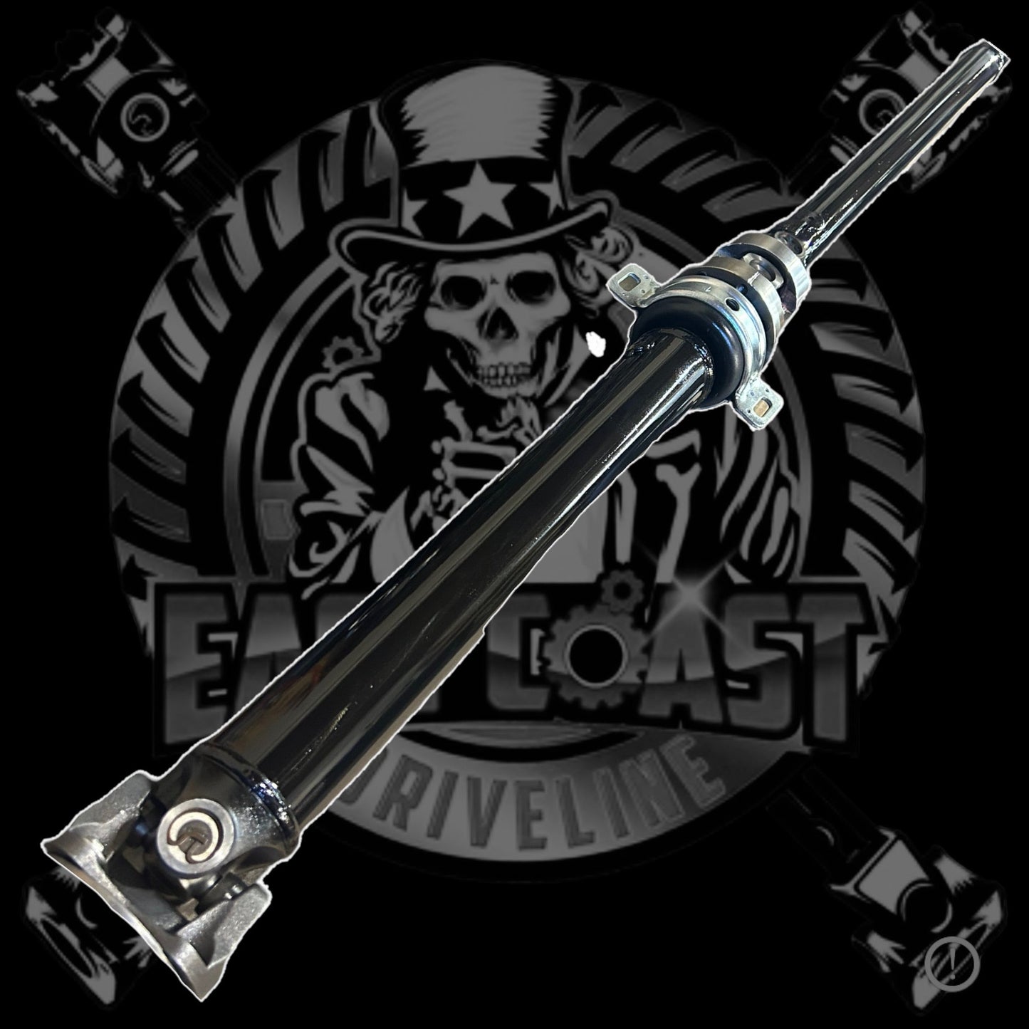 2005-2015 Toyota Tacoma AWD/4WD Rear 2 Piece Upgraded Driveshaft with Double Cardan on Rear Half going to Differential
