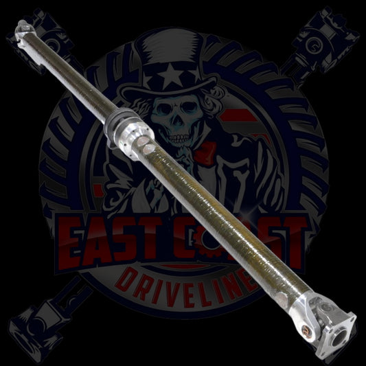 MITSUBISHI 2001-2007 Evo VII/VIII/IX 2-Piece Carbon Fiber or Aluminum Rear Driveshaft (non-AYC)