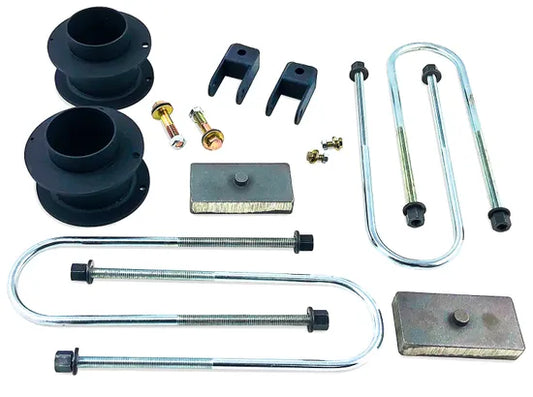 2019-2024 Dodge Ram 3500 4x4 - 3" Lift w/Front Shock Extension Brackets Kit by Tuff Country