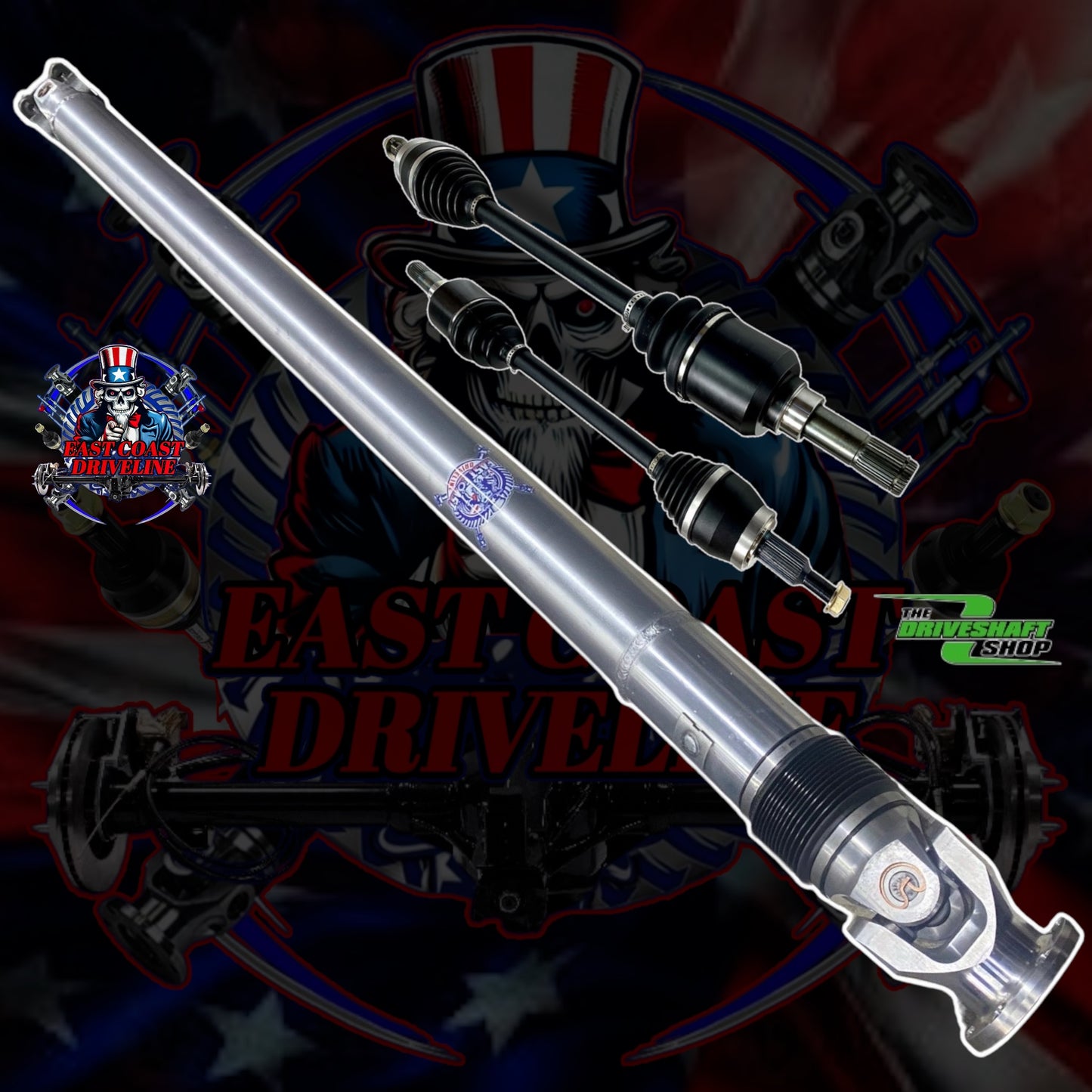 2015+ Dodge Challenger Hellcat/Redeye/Demon Automatic or Manual ECD HD Driveshaft & DSS Axle Kit- 1500+HP