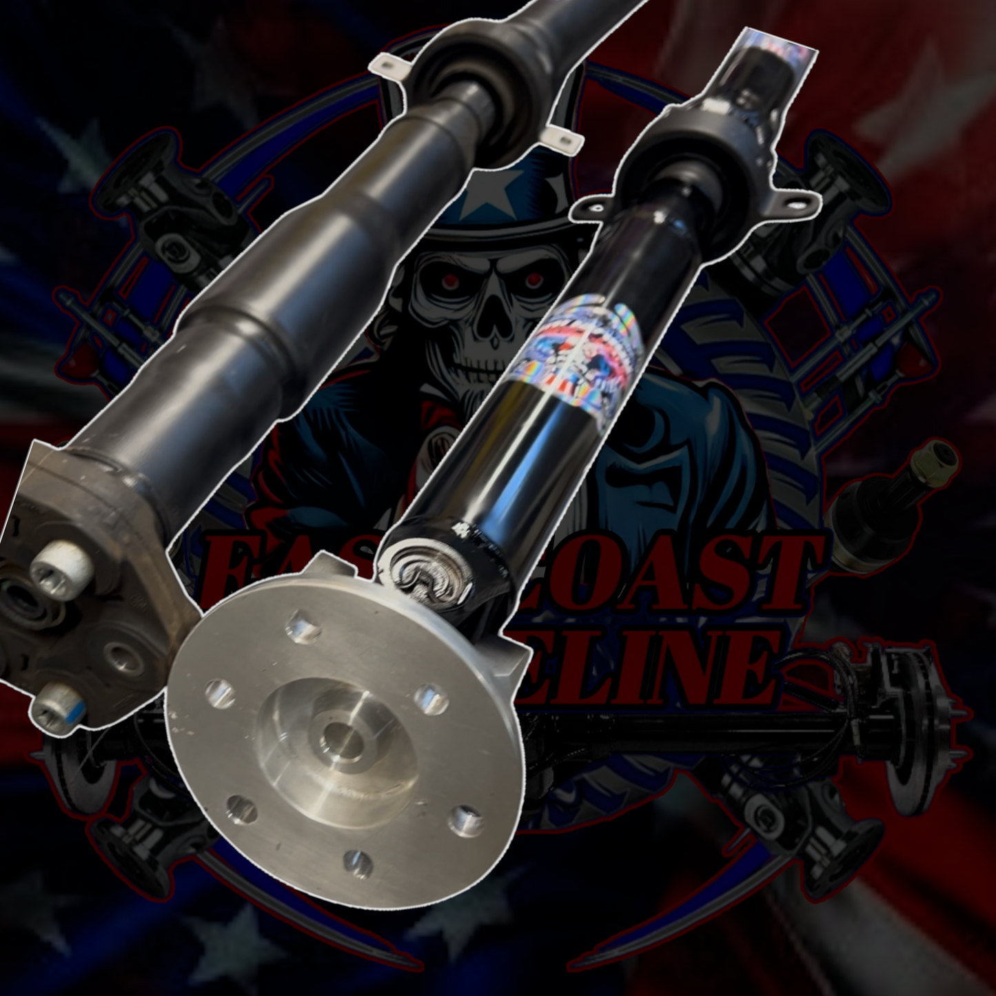 2016-2018 BMW 340i xDrive Automatic HD 1 Piece Carbon Fiber or Aluminum Driveshaft. Replaces BMW OEM 26-10-8-676-281, 26108676281, 26-10-7-600-194, 26107600194