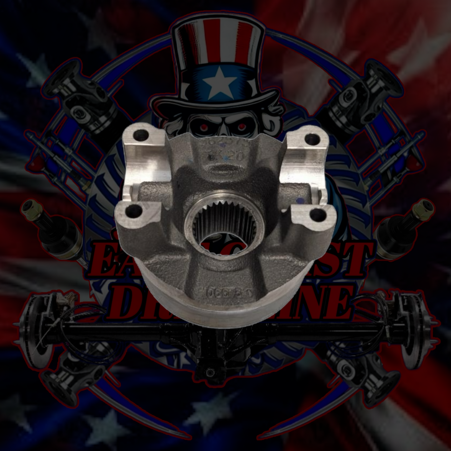 GM 11.5” / 10.5” AAM Rear Differential Pinion Yoke 1480/1485 Series 30 Spline without Dampener