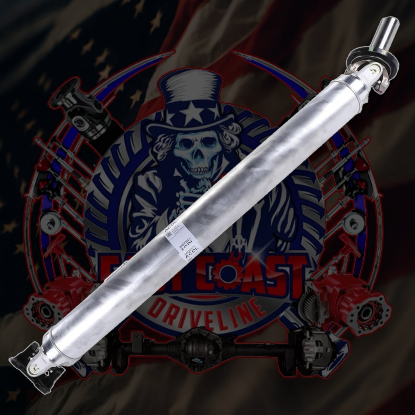 2020-2024 Chevy/GMC 2500HD & 3500HD 6.6L V8 Gas AWD Crew Cab Long Bed Upgraded Rear Aluminum 1480 Series Driveshaft- Replaces GM 84922960 & 84620586- AT4, AT4X, Denali, Pro, SLE, SLT, Custom, High Country, LT, LTZ, WT