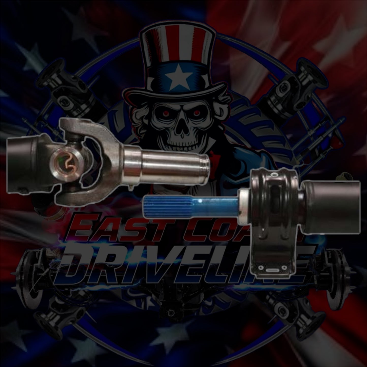 2013-2018 Dodge Ram 3500 6.7L Diesel 2WD/RWD AS69RC Automatic Crew Cab Long Bed 169”wb- Upgraded HD 2 Piece Driveshaft with Serviceable Carrier Bearing and U-Joints