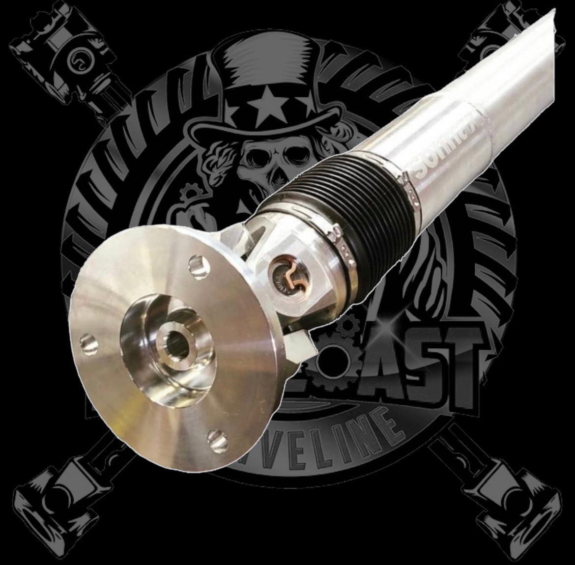 2008-2014 Dodge Challenger RWD Manual 5.7L/6.1L (3 Bolt Front, 3 Bolt Rear) HD 1 Piece Driveshaft. Replaces Mopar P4593856AD, 4593856AD