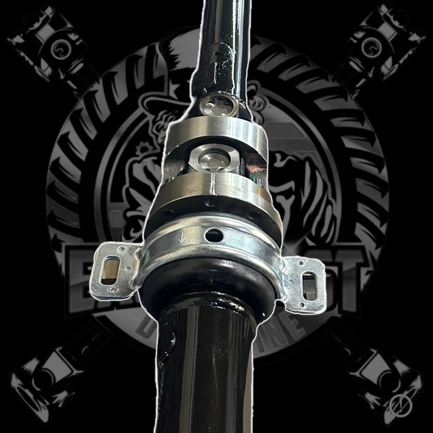2005-2015 Toyota Tacoma AWD/4WD Rear 2 Piece Upgraded Driveshaft with Double Cardan on Rear Half going to Differential