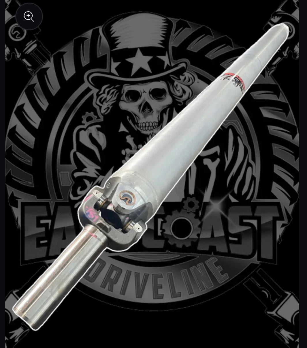 1996-2002 Dodge Ram 2500/3500 5.9L Diesel AWD/4WD Manual 1 Piece 5” Aluminum Driveshaft for Regular Cab 8’ Bed with 241HD T-Case and Dana 80 Differential
