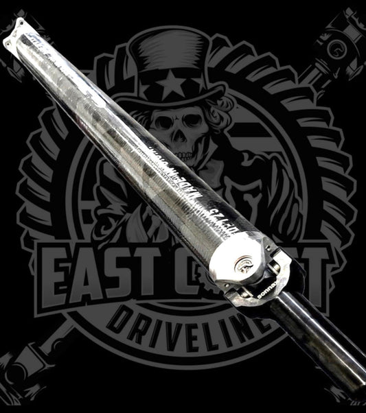 2021-2025 Ford F-150 5.0L V8 Third-Gen Coyote AWD/4WD HD Carbon Fiber or Aluminum Rear Driveshaft for 9.75” Rear Differential ONLY! 122” Wheelbase Replaces Ford OEM ML3Z-4602-Y, ML3Z4602Y, ML34-4602-BGC