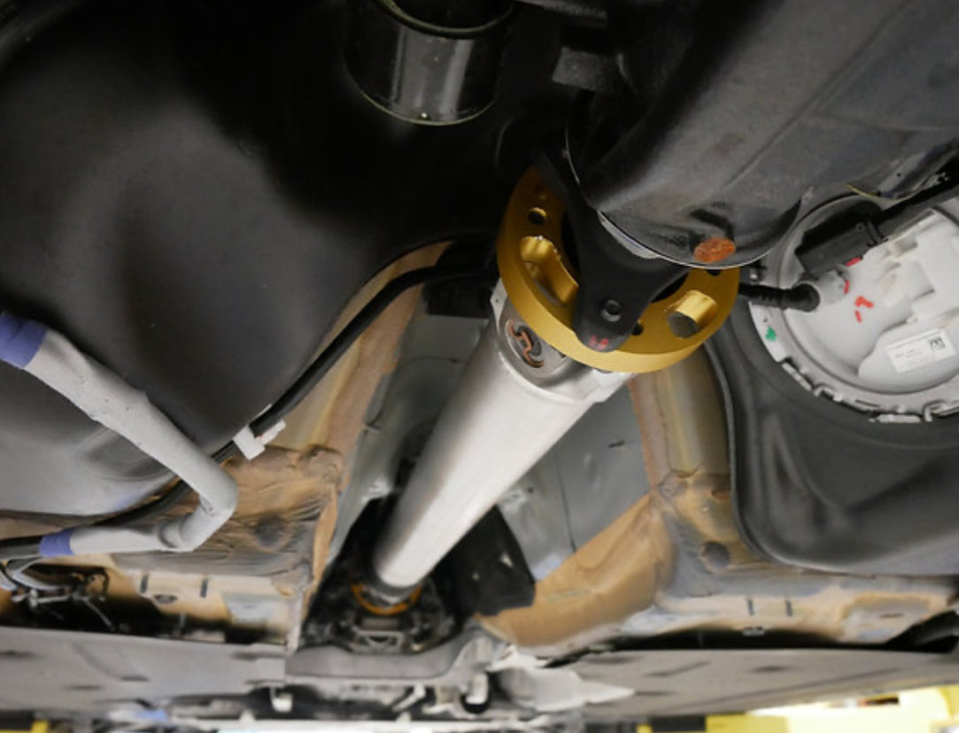 Toyota Supra MKV/MK5 A90 & A91 Driveshaft Kit. 3.5” HD Aluminum or 3” Carbon Fiber Driveshaft with Billet Flange Yokes and Rear Adapter Plate