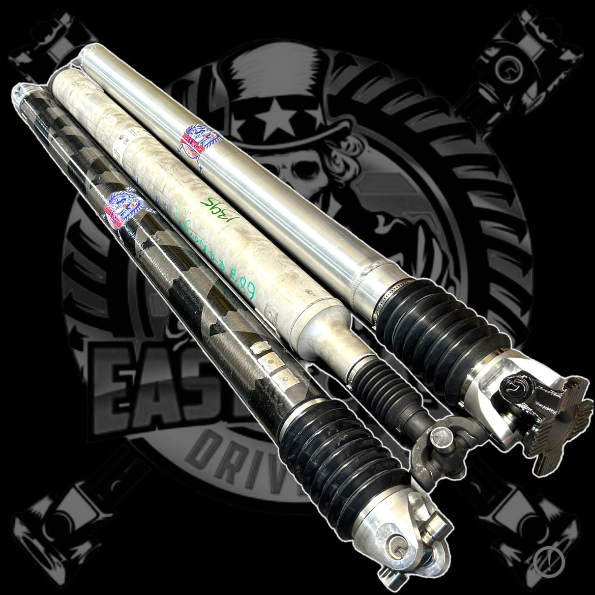 2021-2024 Dodge Ram 1500 TRX 6.2L V8 HD Front & Rear Driveshaft Kit. Mopar 53011134AA & 53011135AF