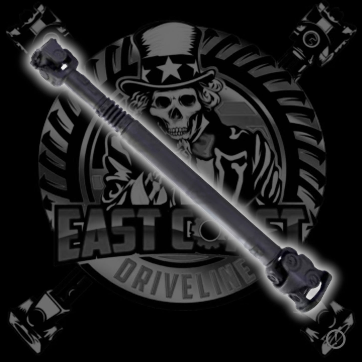 2003-2013 Ram 2500/3500 5.9L/6.7L Diesel Automatic 4WD HD Front Driveshaft 1350 or 1410 Series Double Cardan-Serrated Flange at Differential