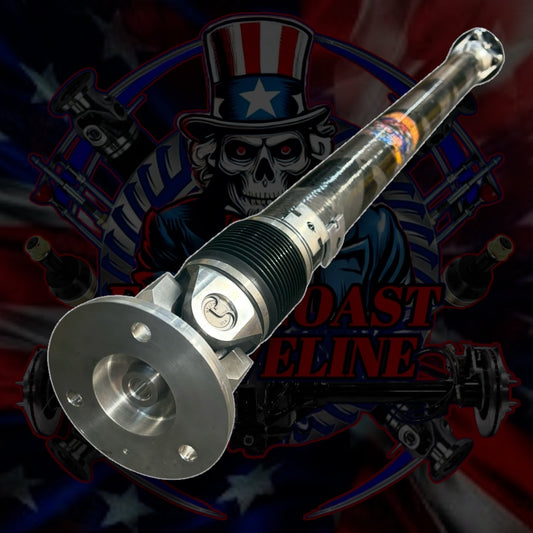 Toyota Supra MKV/MK5 A90 & A91 Driveshaft Kit. 3.5” HD Aluminum or 3” Carbon Fiber Driveshaft with Billet Flange Yokes and Rear Adapter Plate