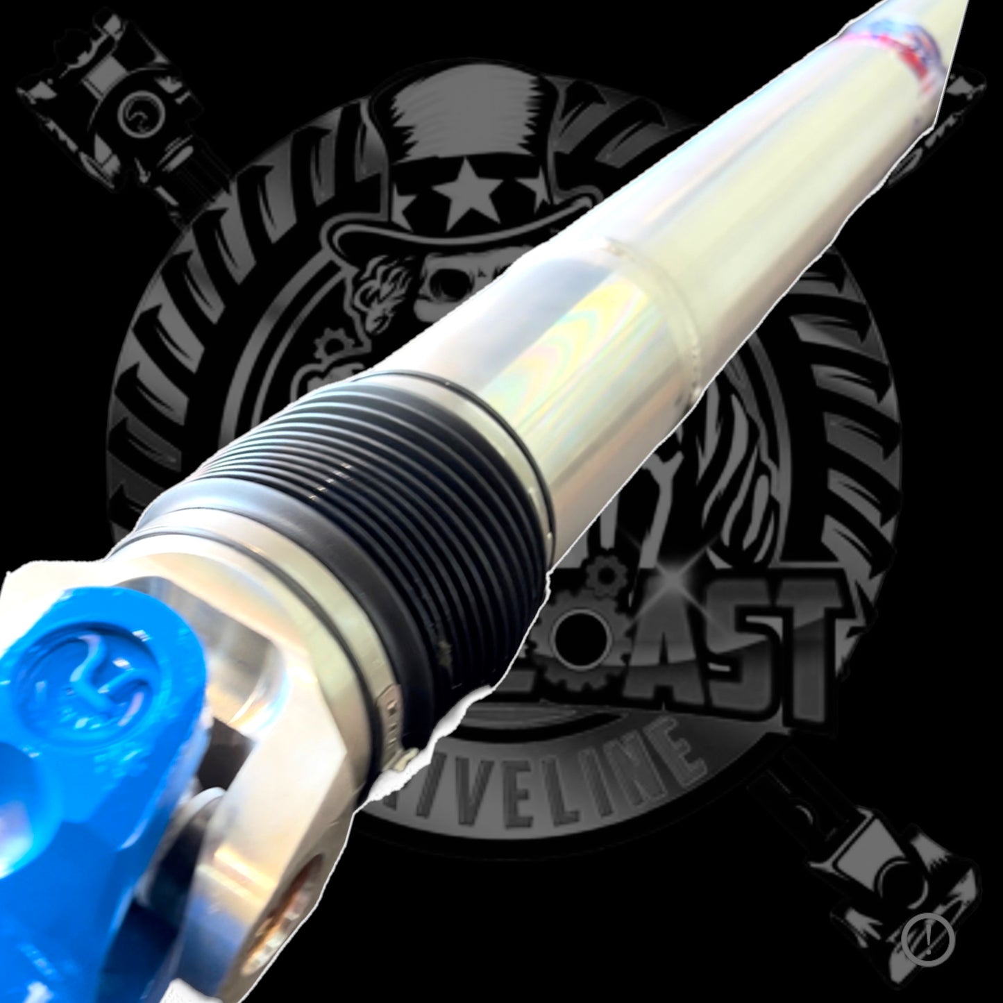 2006-2008 Chrysler 300C SRT-8 HD Aluminum or Carbon Fiber 1 Piece Driveshaft with 4 Bolt Direct Mount Flange in Front and 3 Bolt Direct Mount Flange on Rear