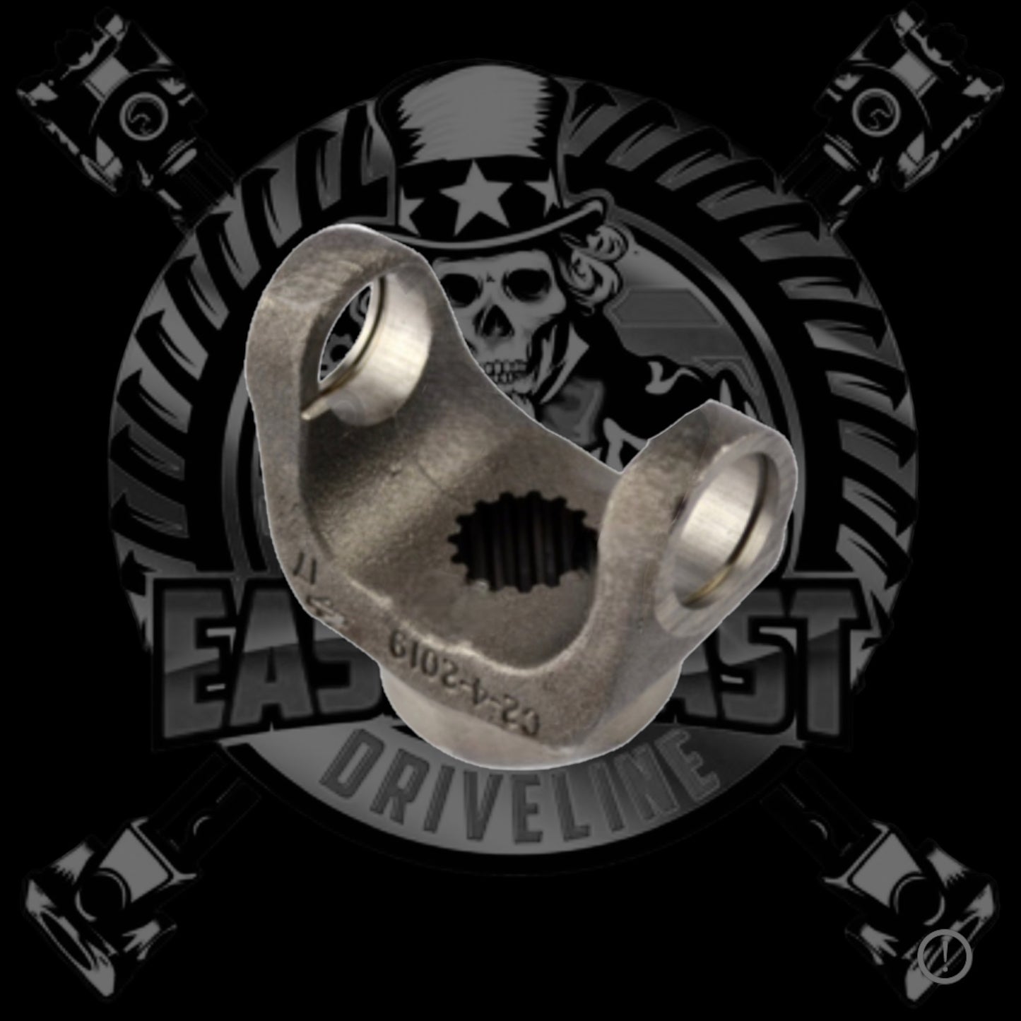 Spicer End Yoke 2-4-4921. 1310 x 15 Spline x 1.010” Spline Diameter