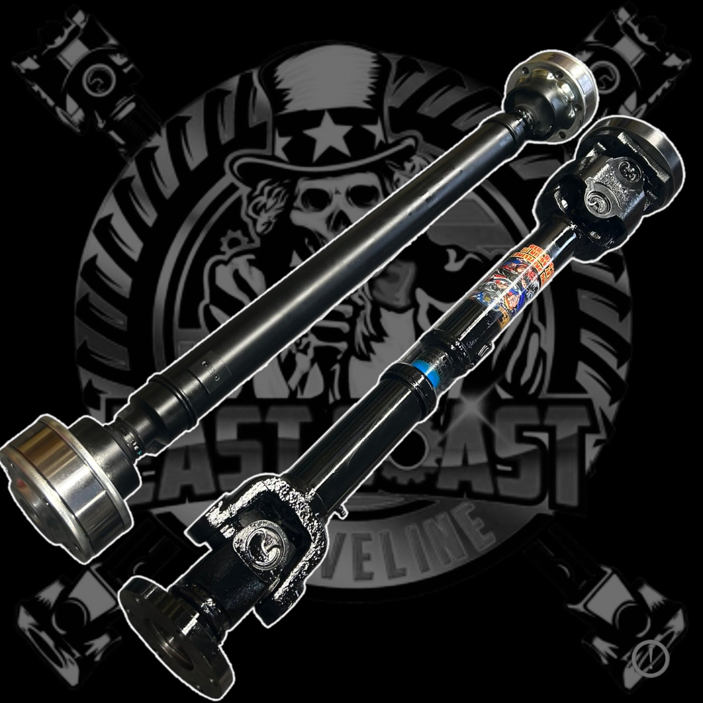2018-2020 Ford F150 Raptor Front HD CV Style 1350 Series Driveshaft with Aluminum Adapter Plates. Replaces OEM JL3Z-4A376-A, JL3Z4A376A
