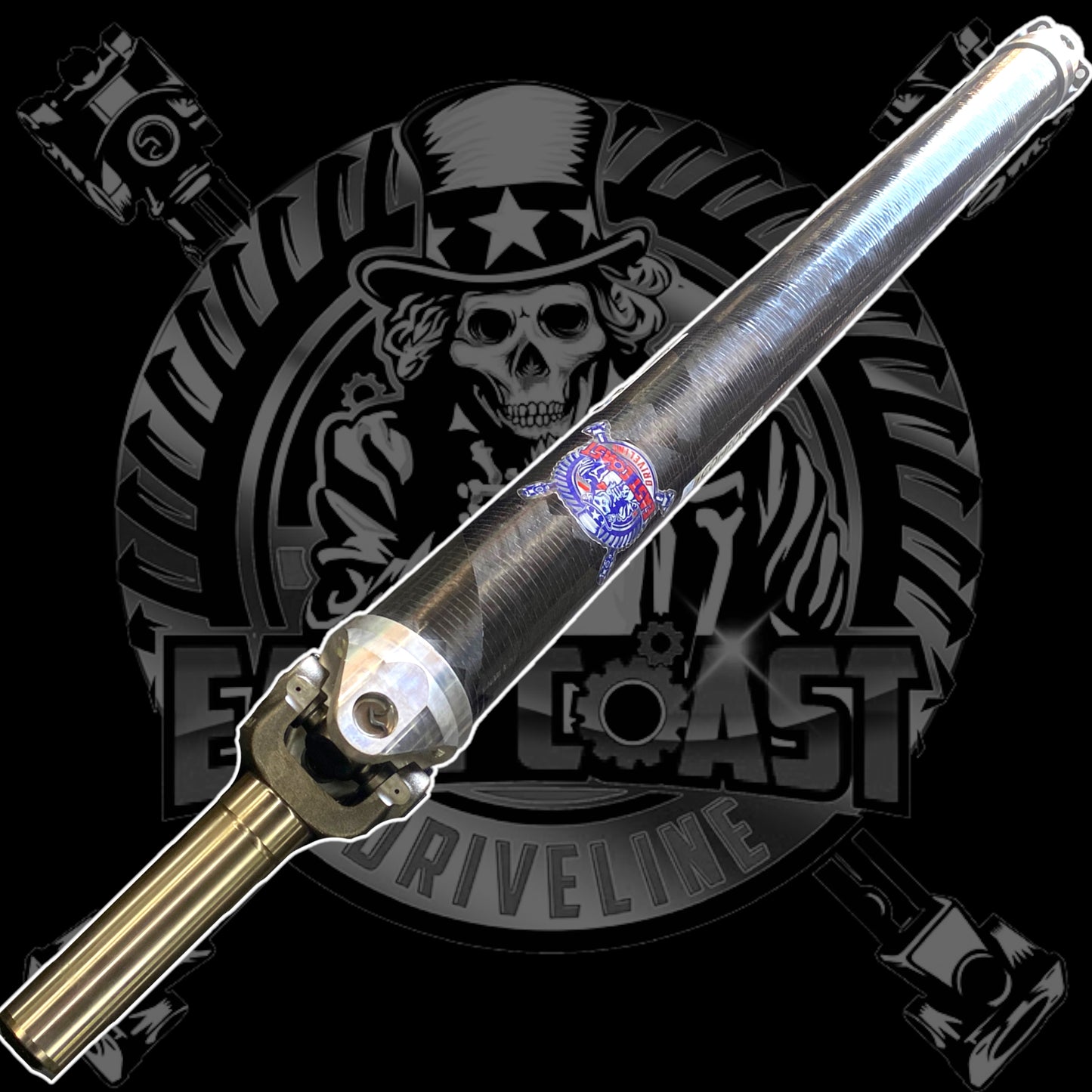 2019-2024 Dodge Ram 2500 6.7L L6 Diesel HD Aluminum or Carbon Fiber 1 Piece Driveshaft 1480/1485 or 1550/1555 Series. Replaces Mopar Driveshaft 68305652AD and 68305646AD