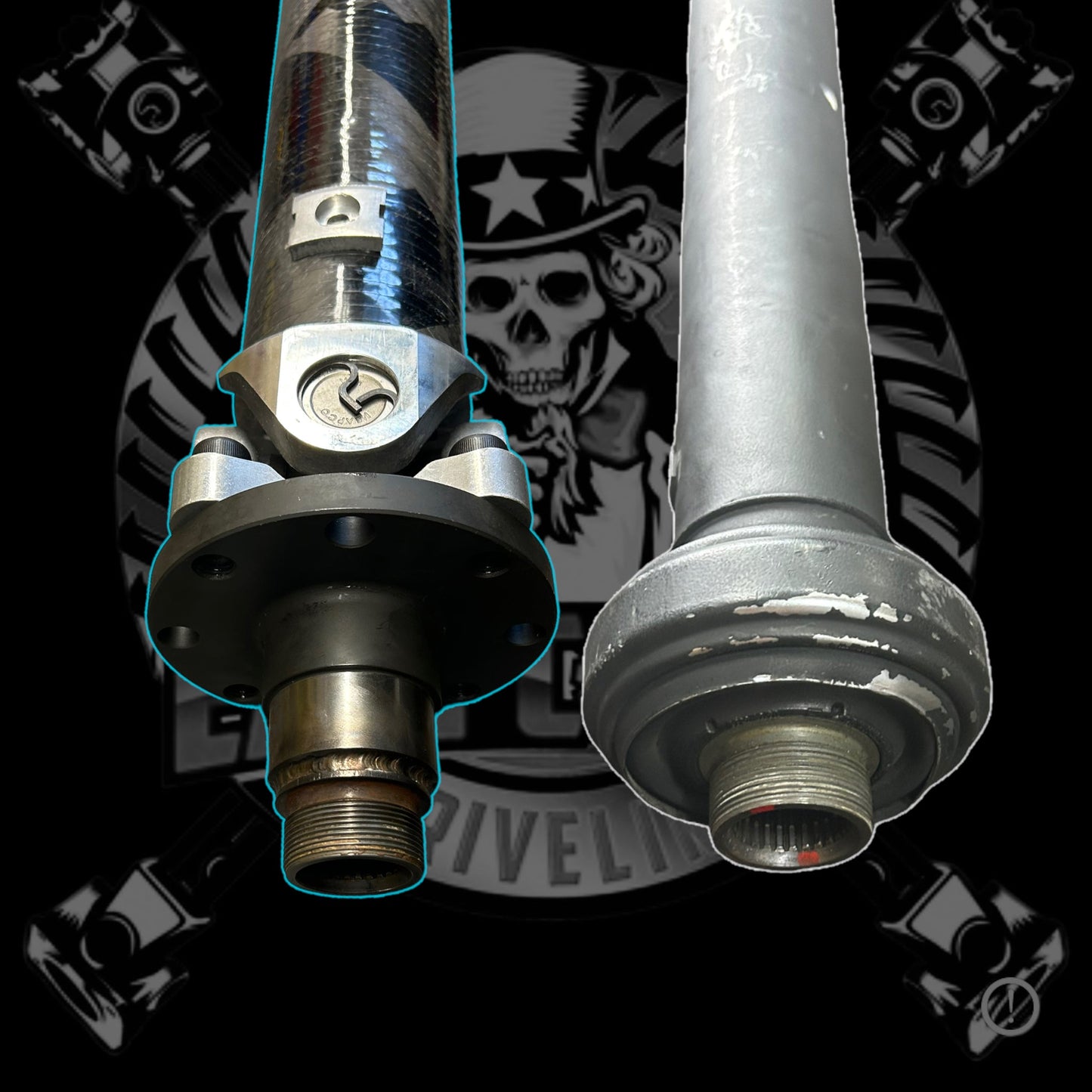 2020-2023 BMW x5 F95/ x6 F96 M 4.4L/3.0L HD 1 Piece Carbon Fiber or Aluminum Driveshaft BMW - 26107855834 - (26-10-7-855-834)