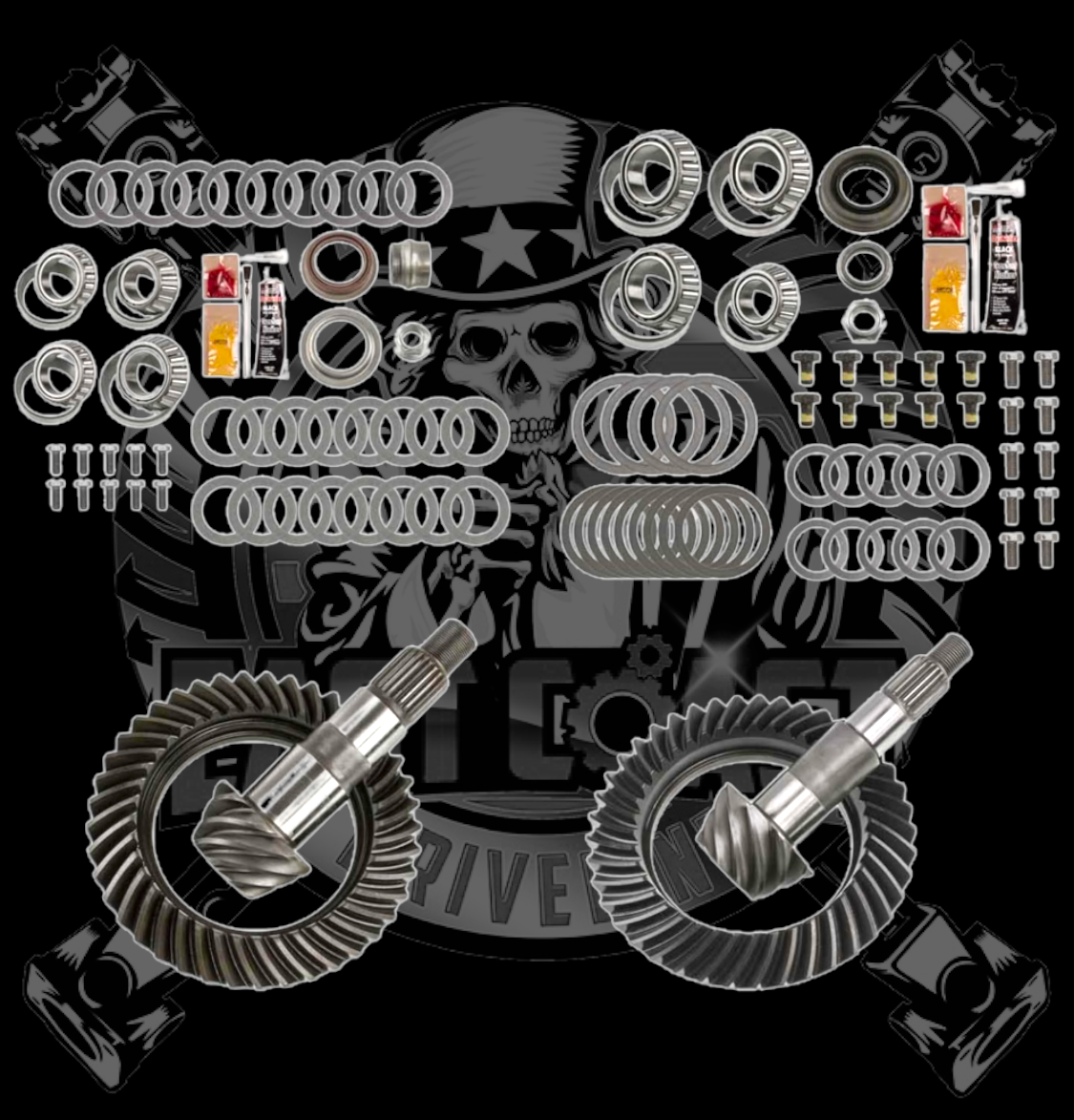 Jeep Wrangler JK Rubicon 2007-2016 Dana 44 Front, Dana 44 Rear 4.56 Ratio Complete Rebuild Kit