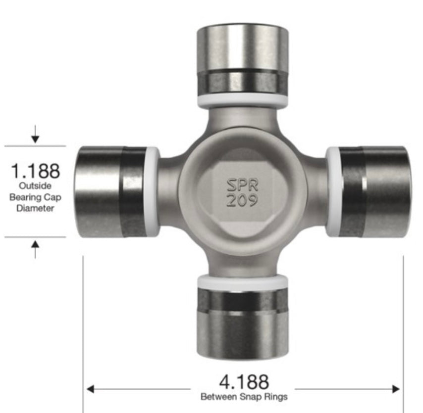 5-160x Dana Spicer Greaseable U-Joint 1410 Series