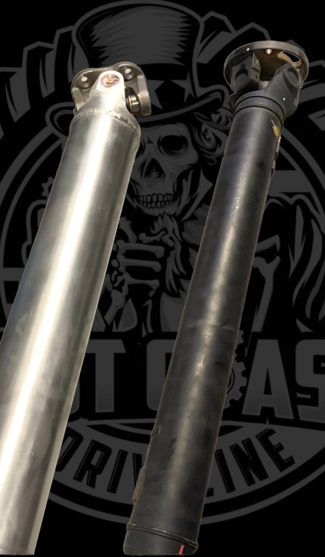 2019-2024 Dodge Ram 2500 6.7L L6 Diesel HD Aluminum or Carbon Fiber 1 Piece Driveshaft 1480/1485 or 1550/1555 Series. Replaces Mopar Driveshaft 68305652AD and 68305646AD