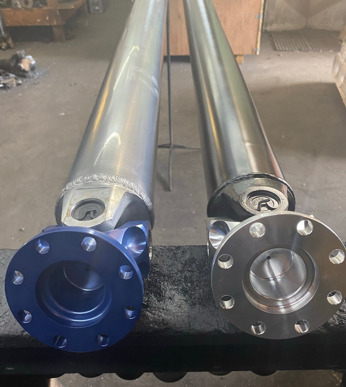 2006-2008 SRT8 Front 4 Bolt X 2015-2020 Scat Pack Rear 8 Bolt Differential Custom Aluminum 4” Driveshaft