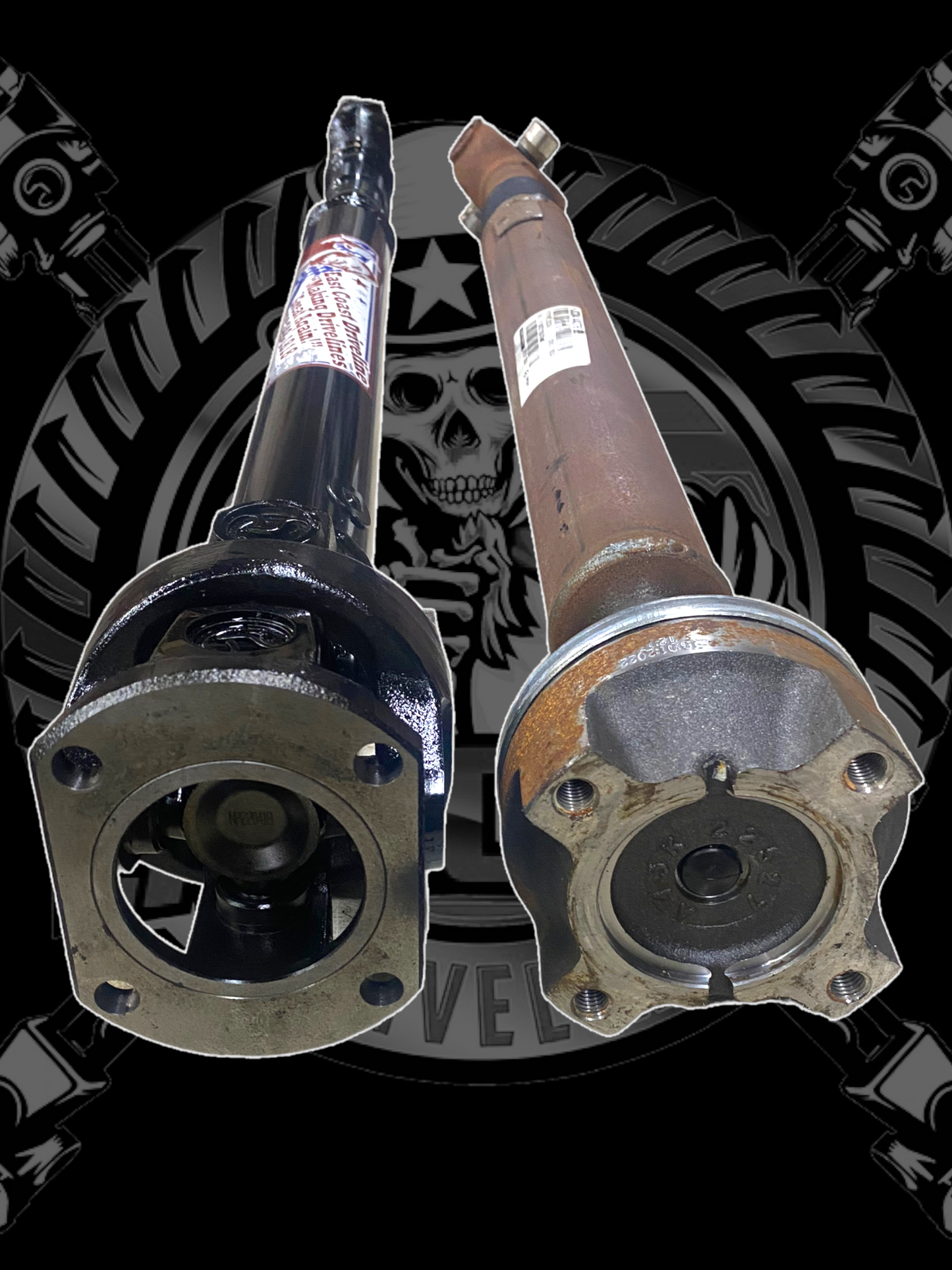 2017-2025 Ford F250, F350, F450, F550 Superduty 4WD Upgraded Front Driveshaft for 0-10” Lift (custom lengths available) HC34-4A376-AB/JC34-4A376-BB