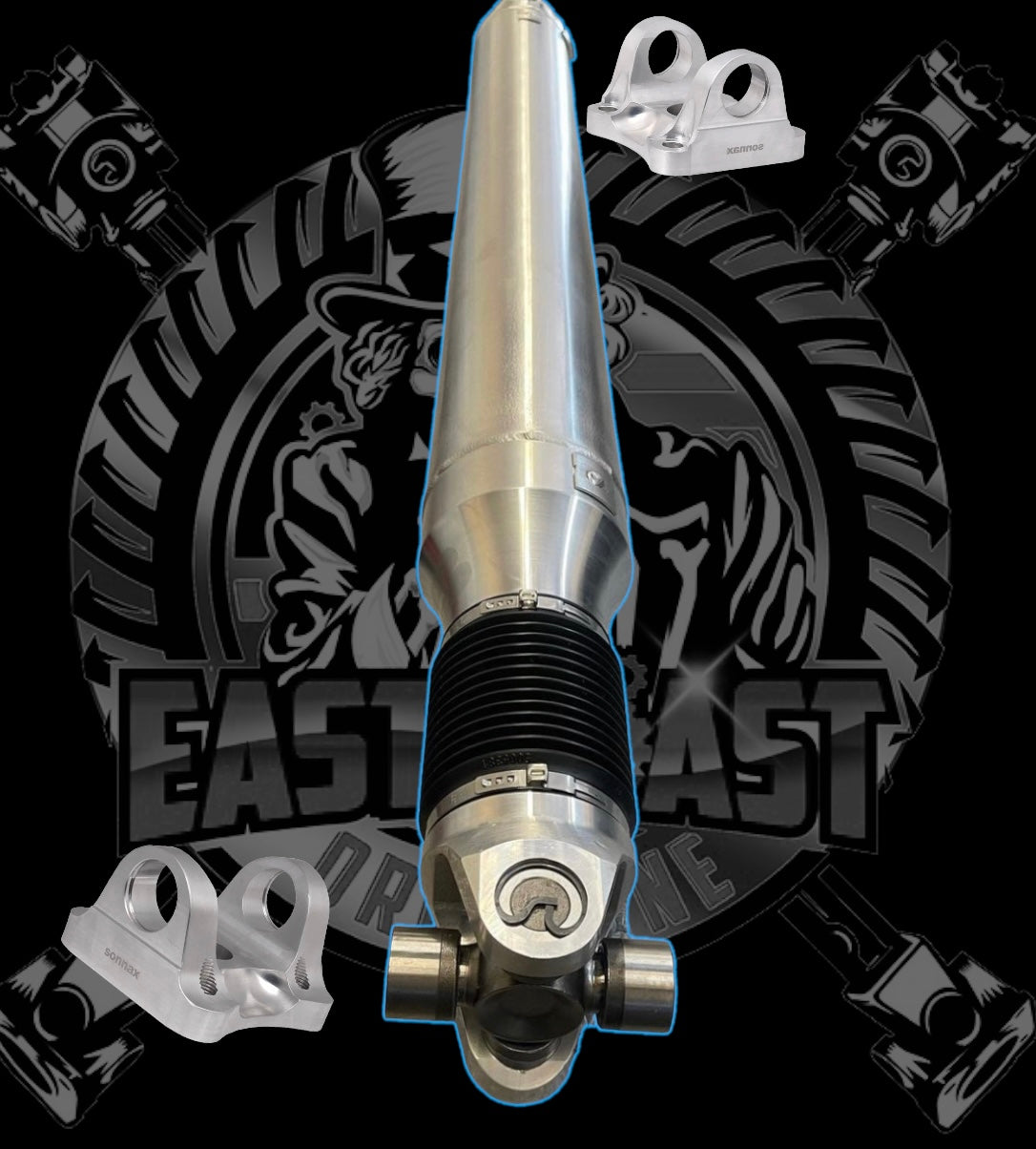 2015-2016 Ford F250/F350 Superduty 6.7L Diesel Powerstroke AWD/4WD Rear 1 Piece HD 1480 Series Aluminum Driveshaft for Crew Cab 8’ Bed Dually or Single Rear Wheel