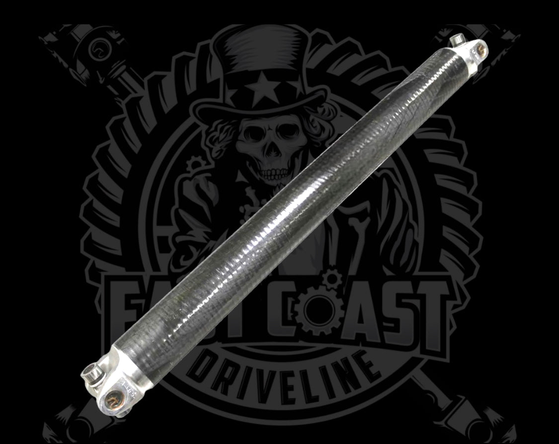 2019-2024 Dodge Ram 2500 6.7L L6 Diesel HD Aluminum or Carbon Fiber 1 Piece Driveshaft 1480/1485 or 1550/1555 Series. Replaces Mopar Driveshaft 68305652AD and 68305646AD