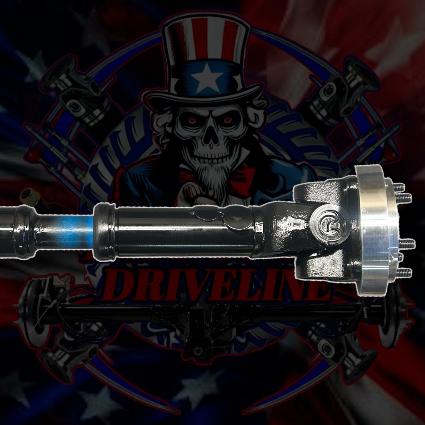 2009-2020 Ford F150 Raptor 4x4 Front HD CV Style 1350 Series Driveshaft with Aluminum Adapter Plates. Replaces OEM JL3Z-4A376-A, JL3Z4A376A, AL3Z4A376D, 430-446