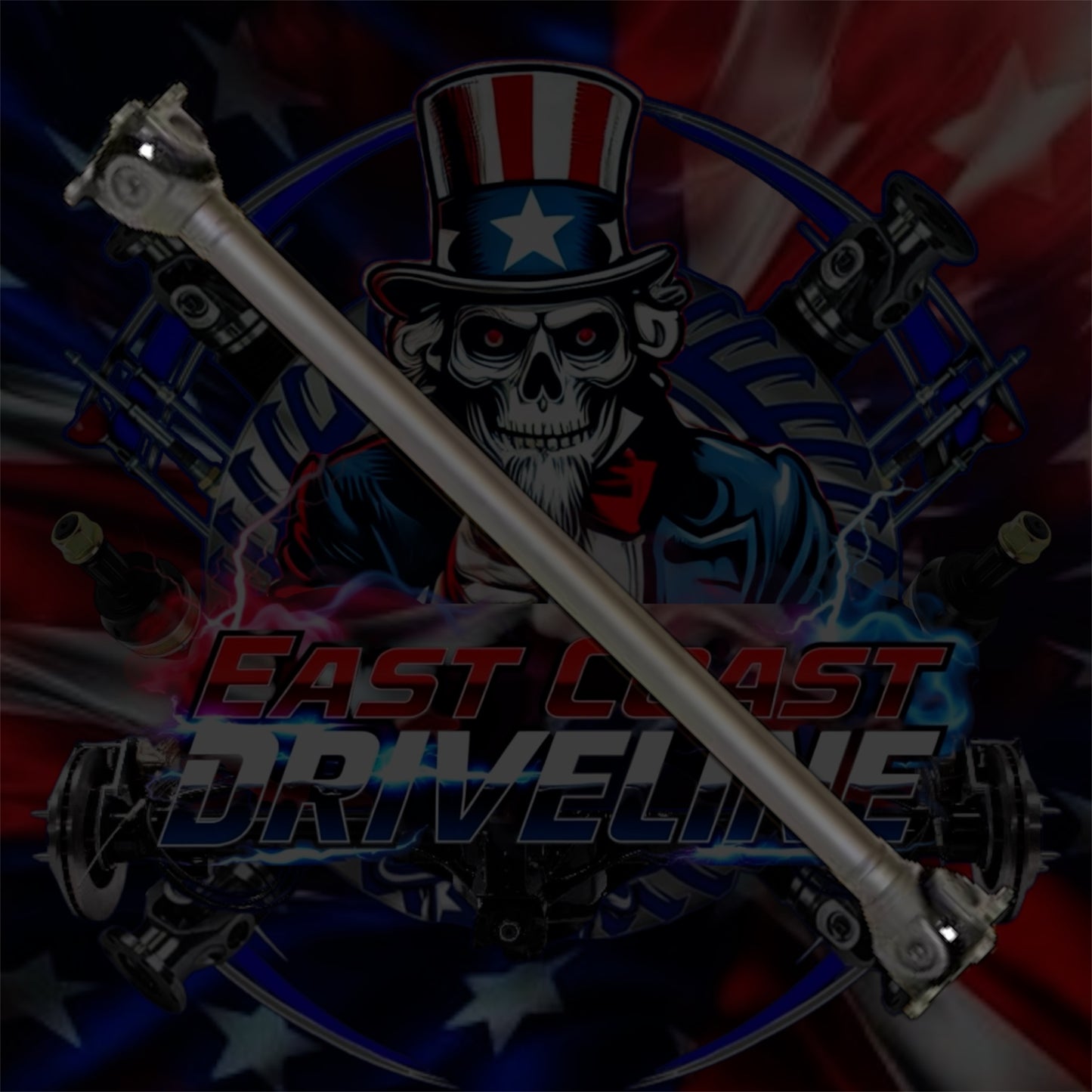 2006-2015 BMW Front Upgraded Driveshaft- Made with Serviceable U-Joints -E84, E90, E91, E92- Replaces OEM 26-20-9-488-491, 26-20-7-629-987, 26-20-8-628-042