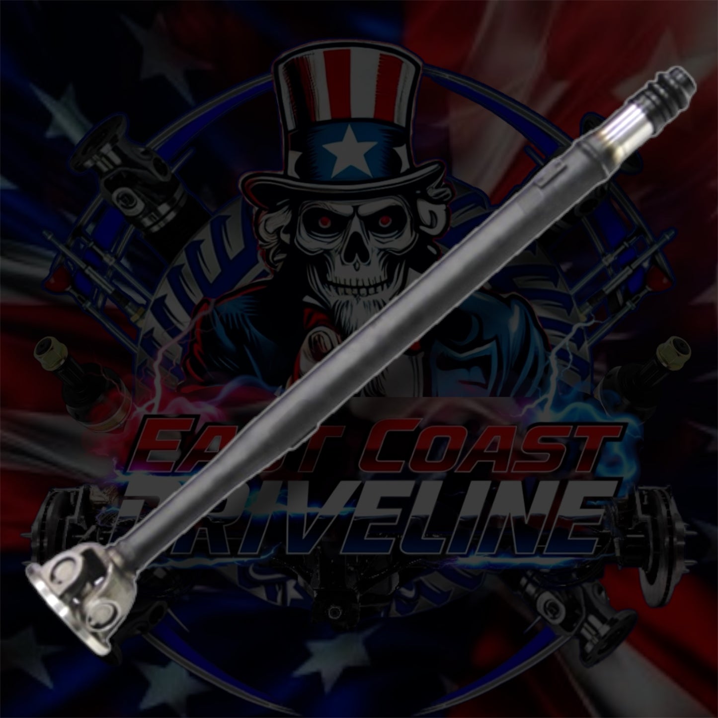 Mercedes Front Upgraded Driveshaft with Service U-Joint- Replaces Mercedes a2534103401