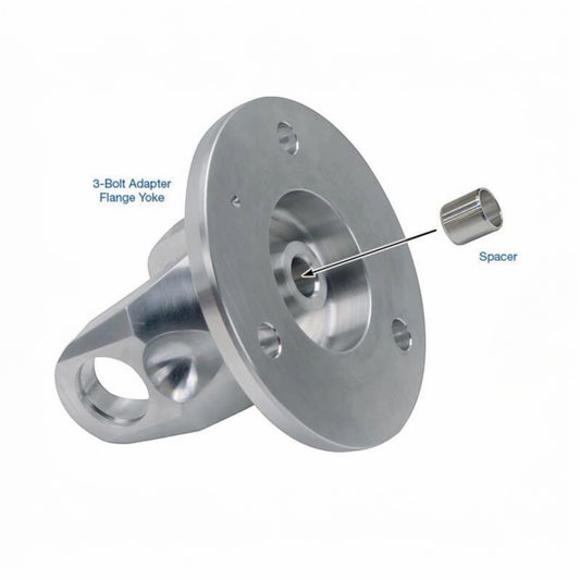 Sonnax Adapter Flange Yoke- T35-BMWF-01K- 105mm 3 Bolt 1350 Series for BMW & Supra