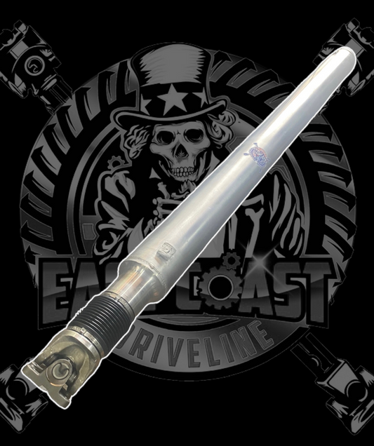 2002-2003 Ford F350 Superduty 4WD/AWD 7.3L Diesel HD Rear Driveshaft for Automatic Crew Cab 8’ Bed SRW 172”WB (Pinion Flange At Differential)