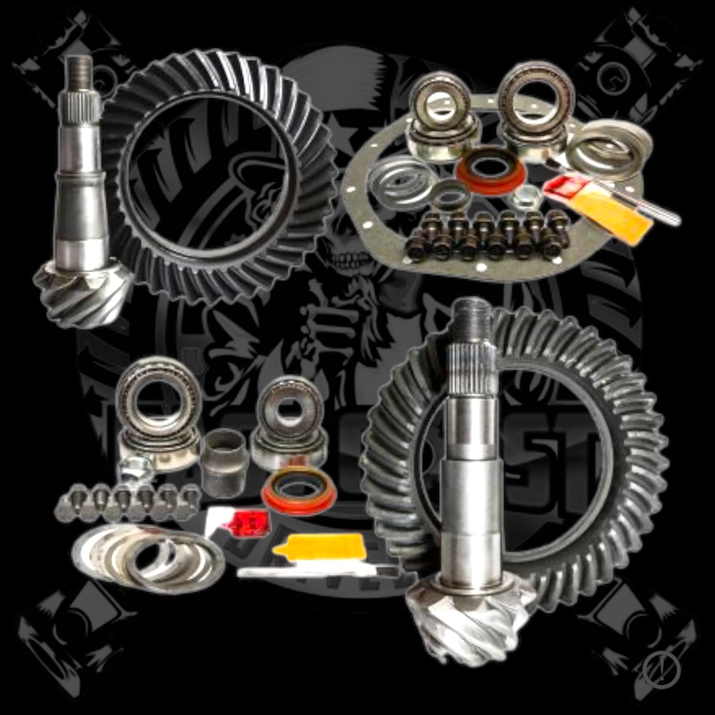 2000-2010 GM Sierra/Silverado 2500/3500HD Duramax or 8.1L Nitro Front & Rear Gear Package Kit