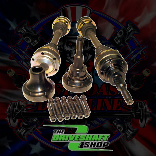 DSS 2001-2002 Dodge Viper (Stock Differential) 1200HP Level 5 Direct Bolt-In Axles with Diff Stubs (Pair)- SKU 510159/510161