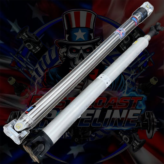 NEW 2021–2026 Dodge Ram 1500 TRX & RHO HD Aluminum Rear Driveshaft 4” or 5” or Carbon Fiber 3.872” with 1480 U-Joints and Billet Aluminum or Forged Steel Flange Yokes- Complete Driveshaft