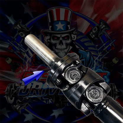 Nissan XTerra / Pathfinder CV-Flange Style Transfer Case Slip Yoke. Custom made for double cardan style driveshaft (Slip Yoke Only)