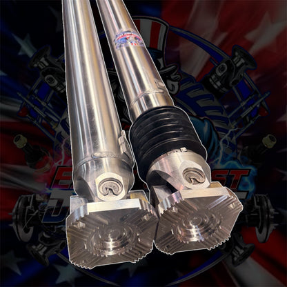 NEW 2021–2026 Dodge Ram 1500 TRX & RHO HD Aluminum Rear Driveshaft 4” or 5” or Carbon Fiber 3.872” with 1480 U-Joints and Billet Aluminum or Forged Steel Flange Yokes- Complete Driveshaft