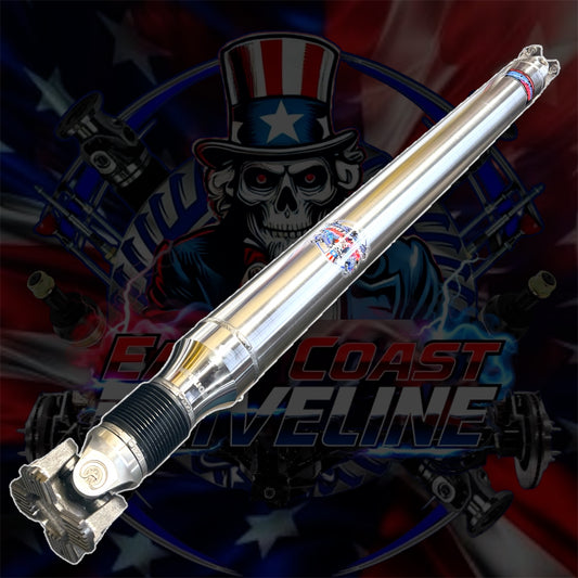 NEW 2021–2026 Dodge Ram 1500 TRX & RHO HD Aluminum Rear Driveshaft 4” or 5” or Carbon Fiber 3.872” with 1480 U-Joints and Billet Aluminum or Forged Steel Flange Yokes- Complete Driveshaft