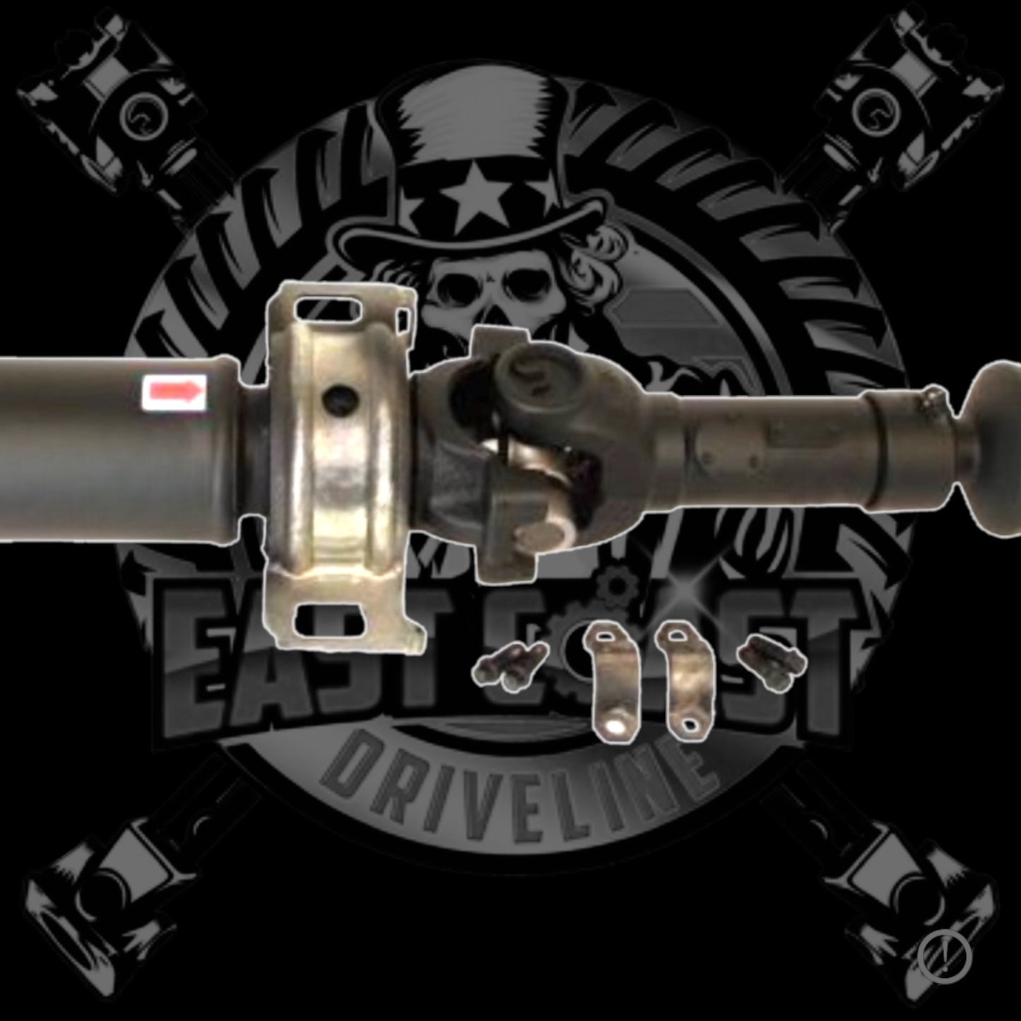 2007-2021 Toyota Tundra AWD/4WD Rear 2 Piece Driveshaft. Replaces OEM 37100-0C150, 37100-0C151, 37100-0C153, 37100-0C154