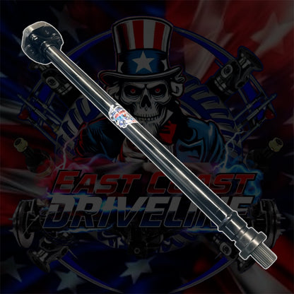 2000-2004 BMW E53 X5 Series Front Upgraded Driveshaft with 1” Longer Spline going into transfer case. Replaces OEM 26207508629, 91-01040 N