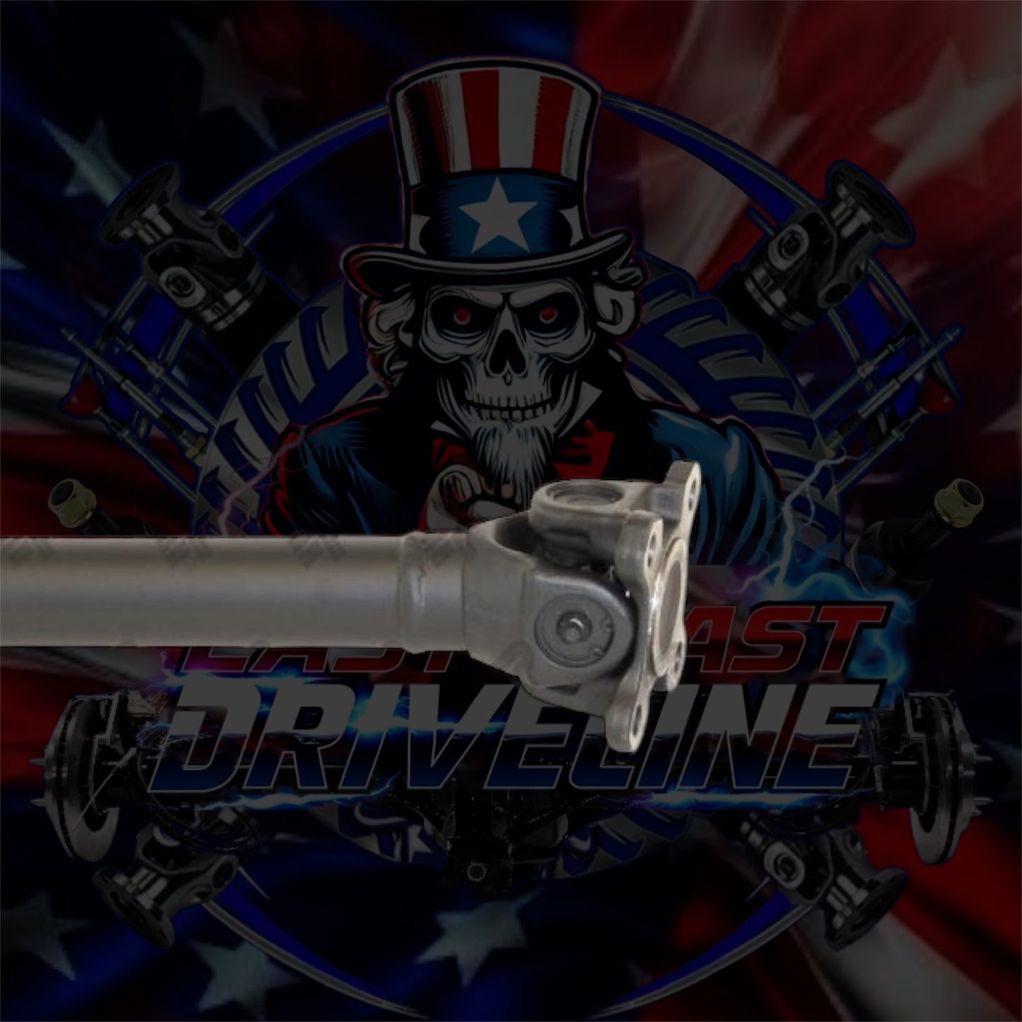 2006-2015 BMW Front Upgraded Driveshaft- Made with Serviceable U-Joints -E84, E90, E91, E92- Replaces OEM 26-20-9-488-491, 26-20-7-629-987, 26-20-8-628-042