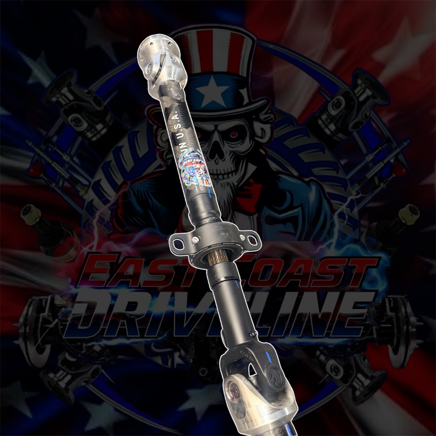 2023-2025 BMW G87 M2 8AT (M Auto) HD 1 Piece Carbon Fiber or Aluminum Driveshaft. Replaces OEM 26107908445, 26-10-7-908-445, 26109501823, 26-10-9-501-823