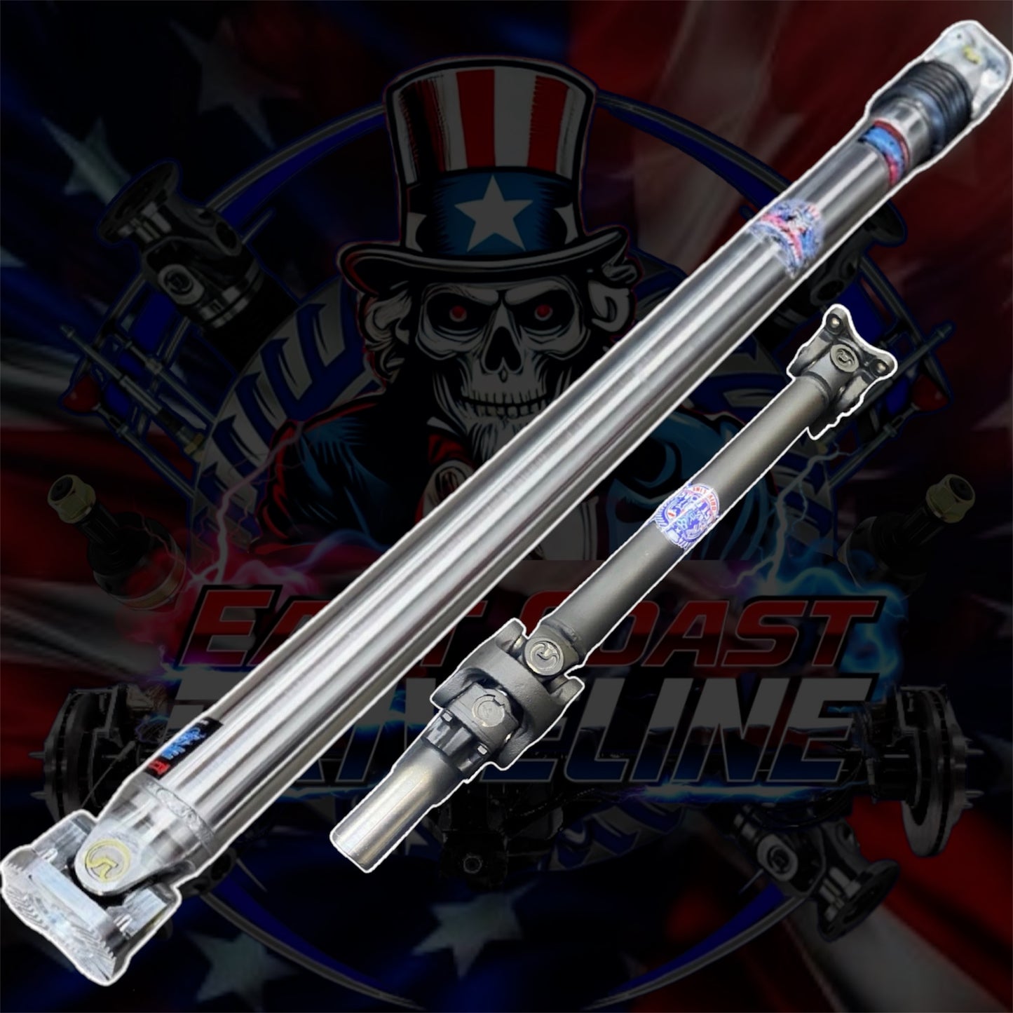 NEW 2021–2026 Dodge Ram 1500 TRX & RHO Complete Upgraded HD Rear & Front Driveshaft Kit. Replaces MOPAR 53011135AF & 53011134AA