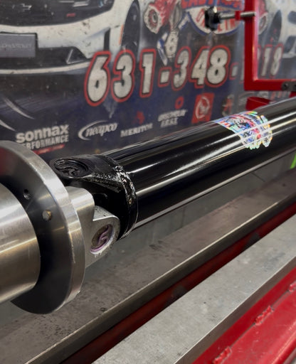 2021-2025 Ford F-150 5.0L- ML3Z-4R602-J, ML3Z4R602J - 2WD 145” WB 5" 1350 Series Aluminum or UPGRADED 2 Piece Driveshaft with Aluminum Rear Half. 8.8” REAR ONLY
