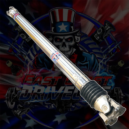 NEW 2021–2026 Dodge Ram 1500 TRX & RHO HD Aluminum Rear Driveshaft 4” or 5” or Carbon Fiber 3.872” with 1480 U-Joints and Billet Aluminum or Forged Steel Flange Yokes- Complete Driveshaft